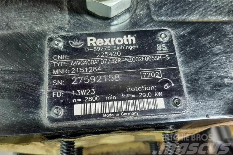Rexroth Axial Piston Variable Pump A4VG40 Outros Camiões