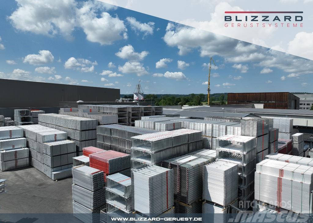 Blizzard S70 163,45 m² neues Blizzard Stahlgerüst + Durchst Andaimes