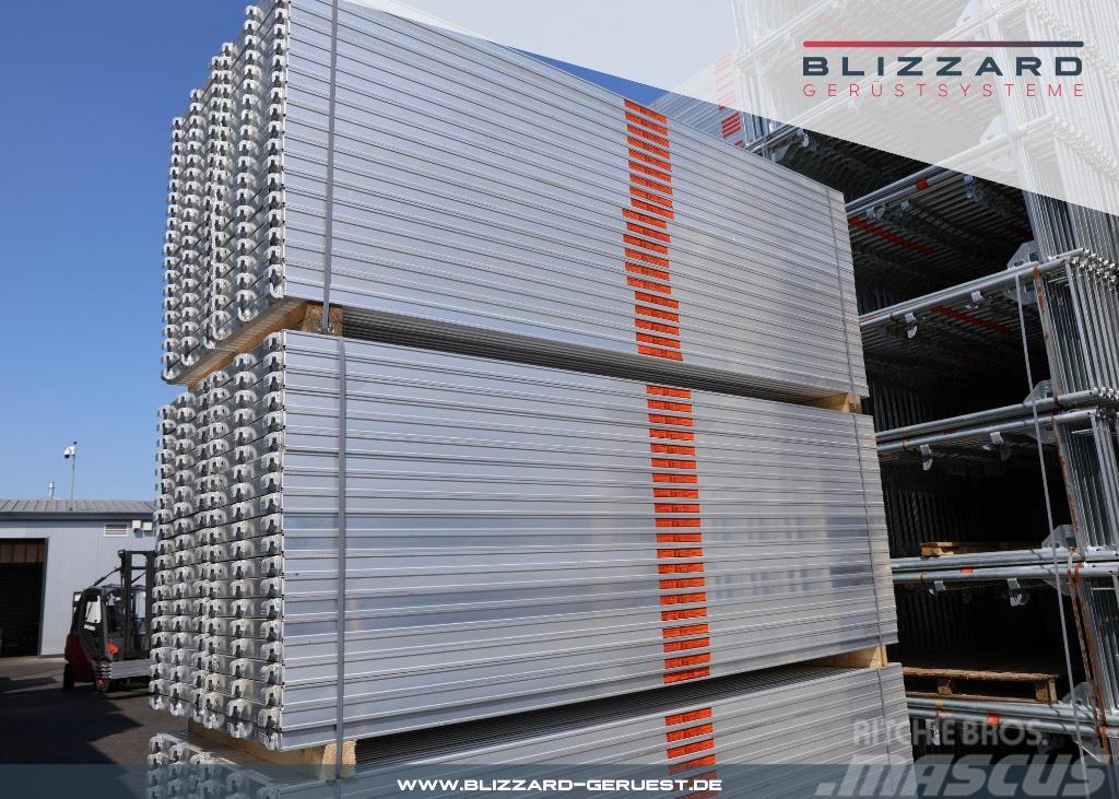 Blizzard S70 163,45 m² neues Blizzard Stahlgerüst + Durchst Andaimes