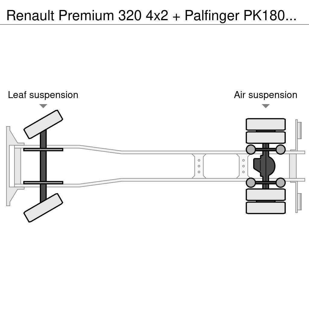 Renault Premium 320 4x2 + Palfinger PK18002-EH C (Year 201 Camiões Ampliroll