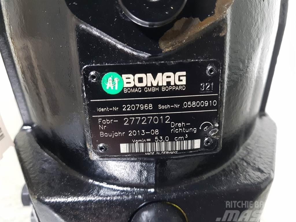 Bomag 05800910-Rexroth A6VM107-R902207968-Drive motor Hidráulica