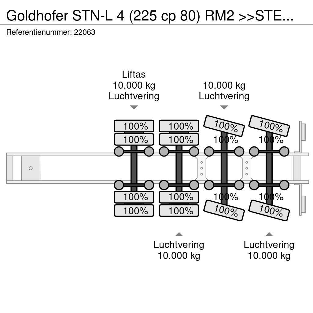 Goldhofer STN-L 4 (225 cp 80) RM2 >>STEPSTAR<< (CARGOPLUS® t Semi Reboques Carga Baixa