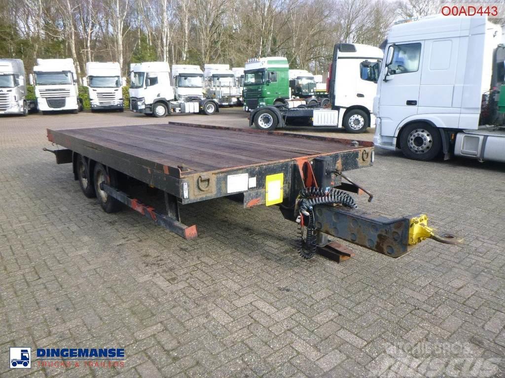  Adcliffe 2-axle drawbar platform trailer 7 t Reboques estrado/caixa aberta