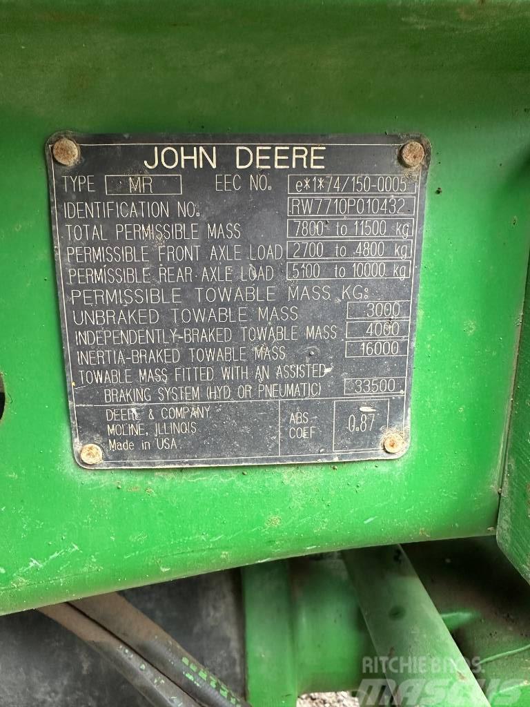 John Deere 7710 Tratores Agrícolas usados