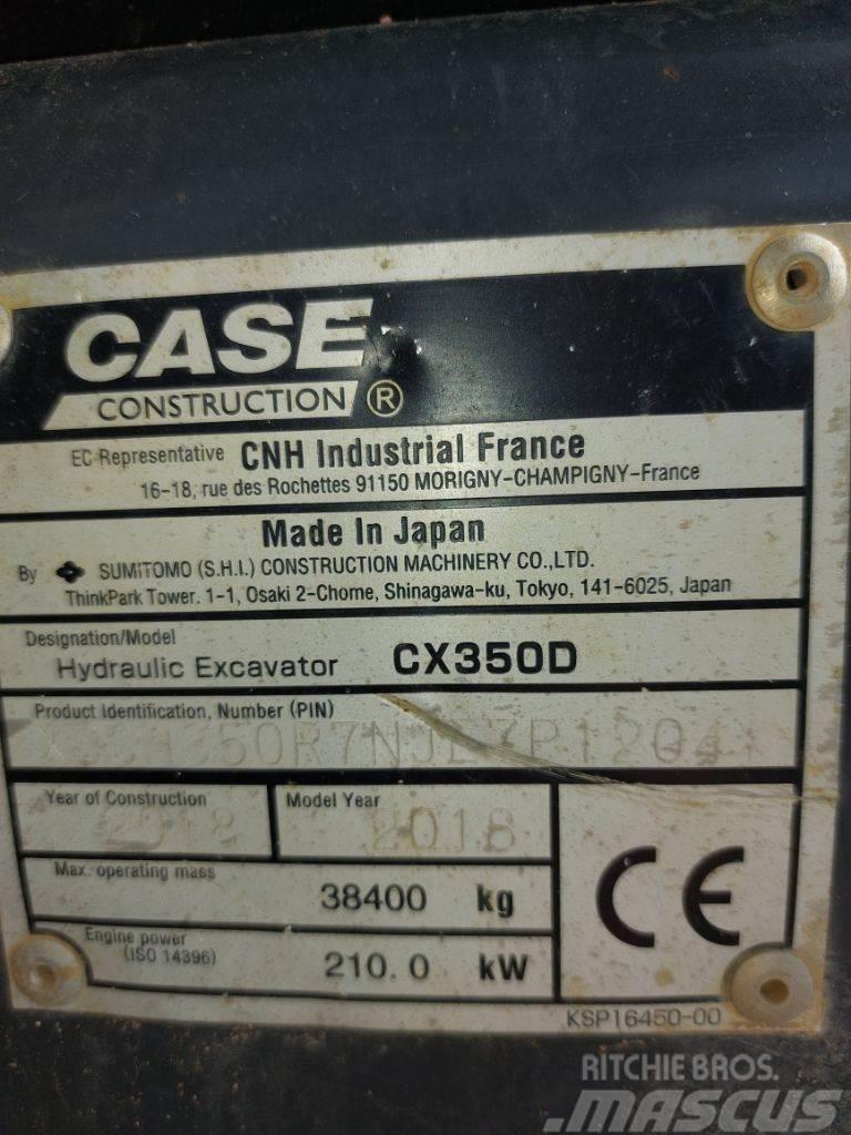 CASE CX 350 D Escavadoras de rastos
