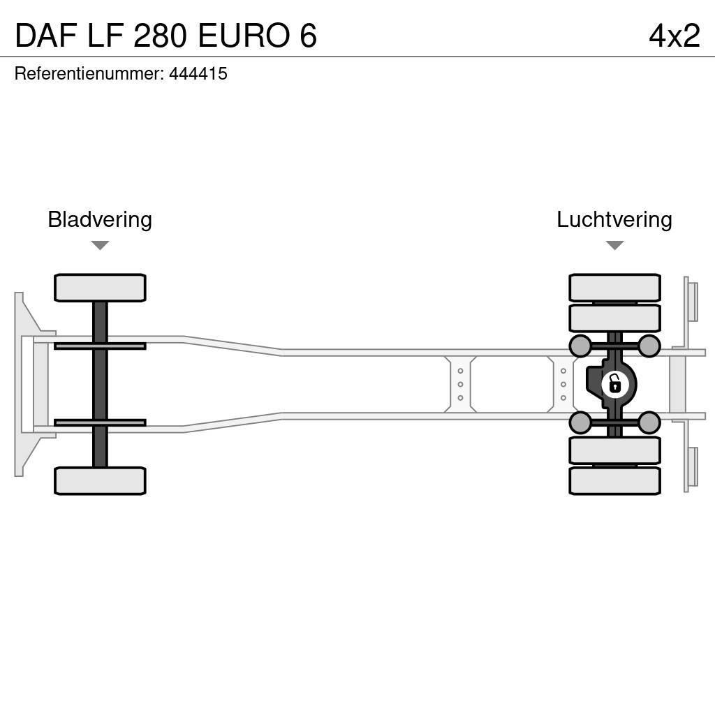 DAF LF 280 EURO 6 Camiões caixa cortinas laterais