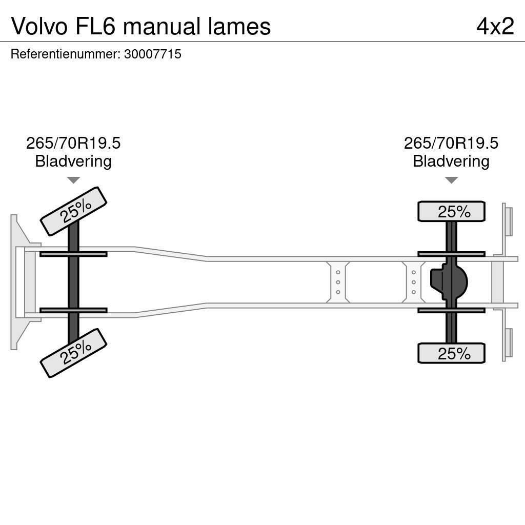 Volvo FL6 manual lames Camiões de chassis e cabine