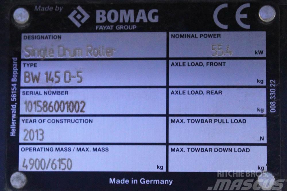 Bomag BW 145 D-5 Cilindros Compactadores monocilíndricos