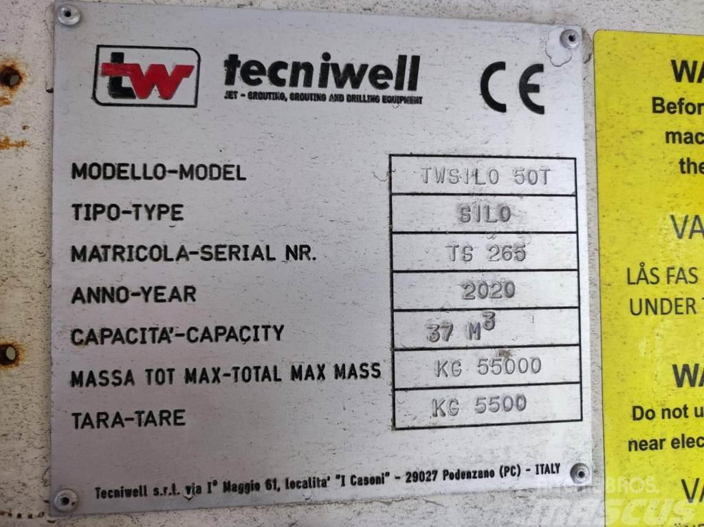  Techniwell TWSILO 50T HORIZONTAL STACKABLE SILO Desmontáveis
