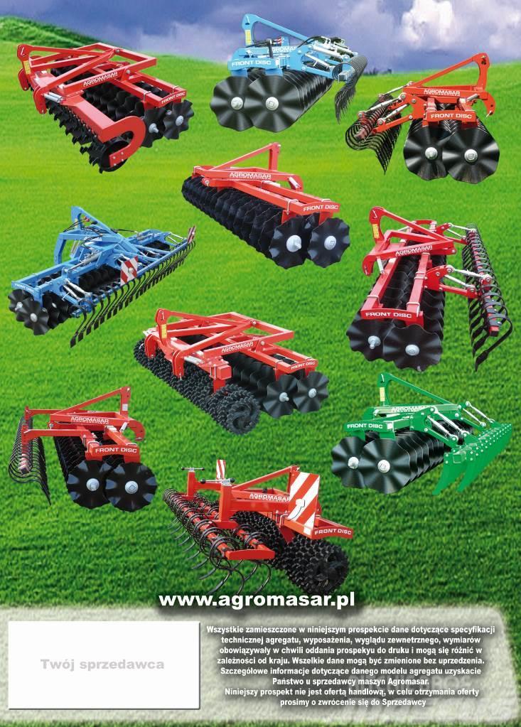 Agromasar FRONT DISC PAKKER 3, 4m Rolos agrícolas