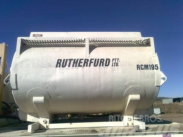 Rutherfurd Grout Mixing 2 x axle trailer Acessórios para betão