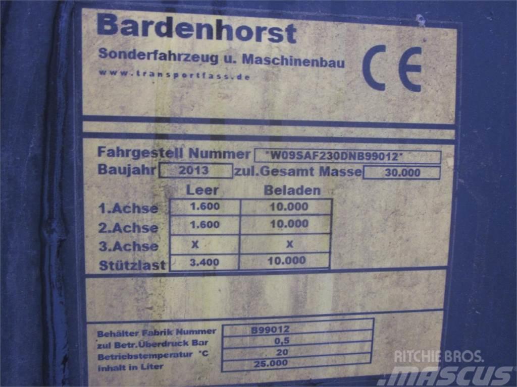  Bardenhorst 25000, 25 cbm, Tanksattelauflieger, Zu Camiões-cisterna de lamas