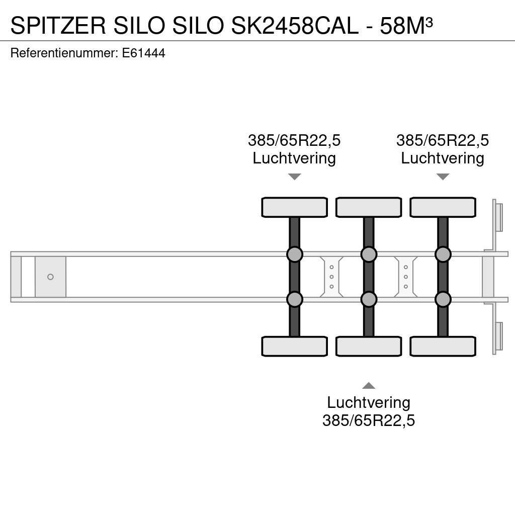 Spitzer Silo SILO SK2458CAL - 58M³ Semi Reboques Cisterna