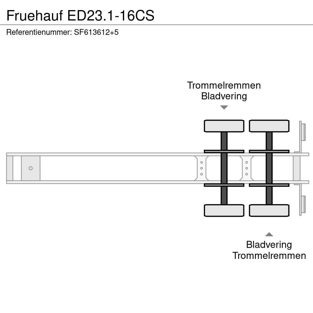 Fruehauf ED23.1-16CS Semi Reboques Carga Baixa
