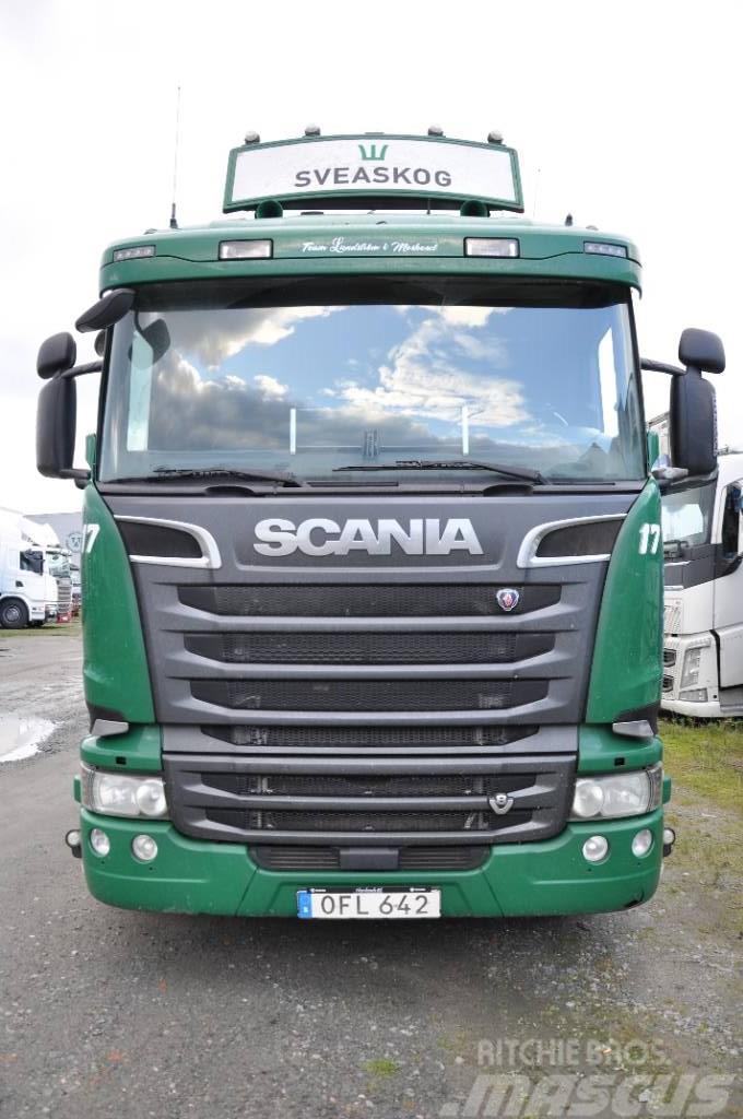 Scania R520 8X4 Euro 6 Camiões de transporte de troncos