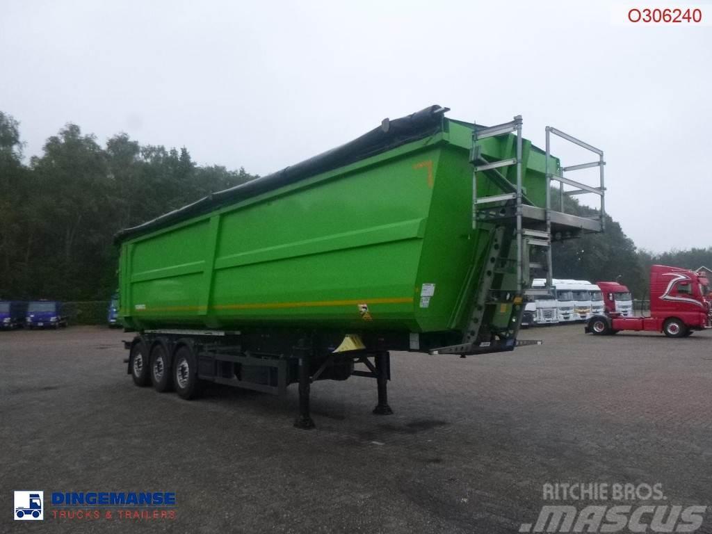 Schmitz Cargobull Tipper trailer steel 58 m3 + tarpaulin Semi Reboques estrado/caixa aberta