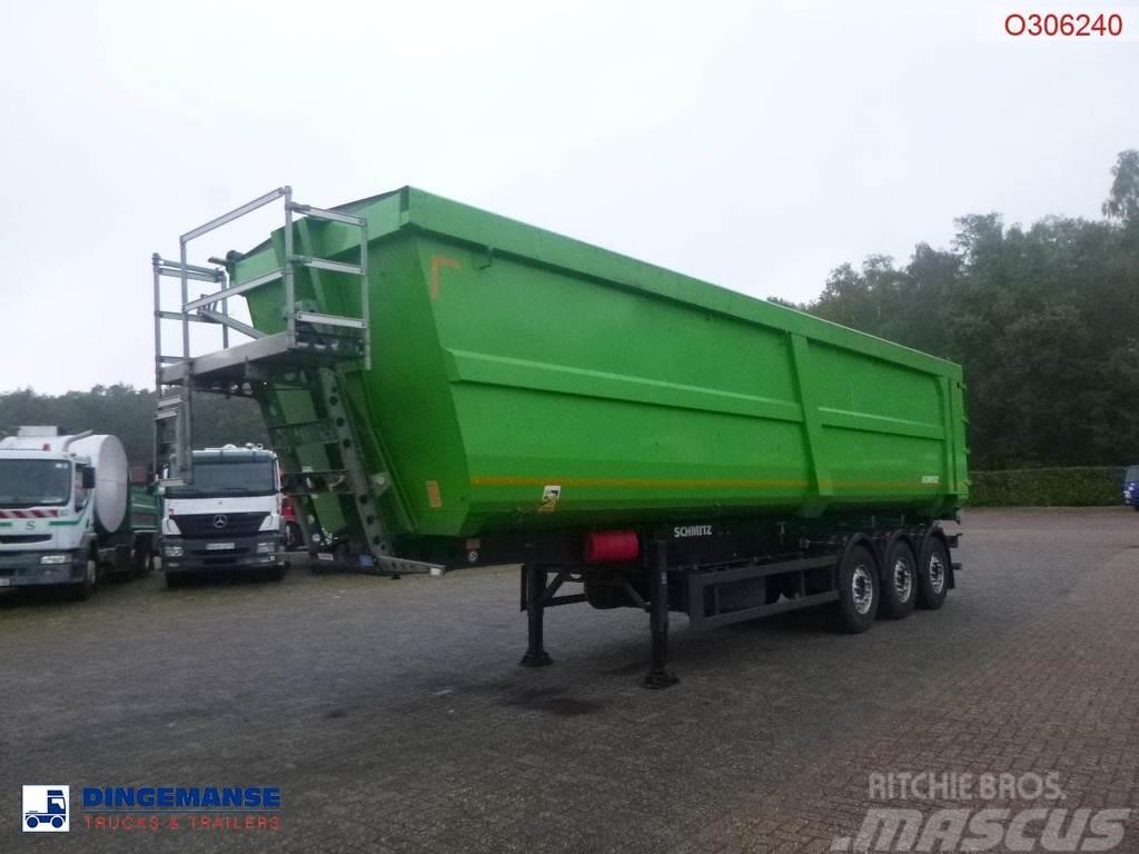Schmitz Cargobull Tipper trailer steel 58 m3 + tarpaulin Semi Reboques estrado/caixa aberta