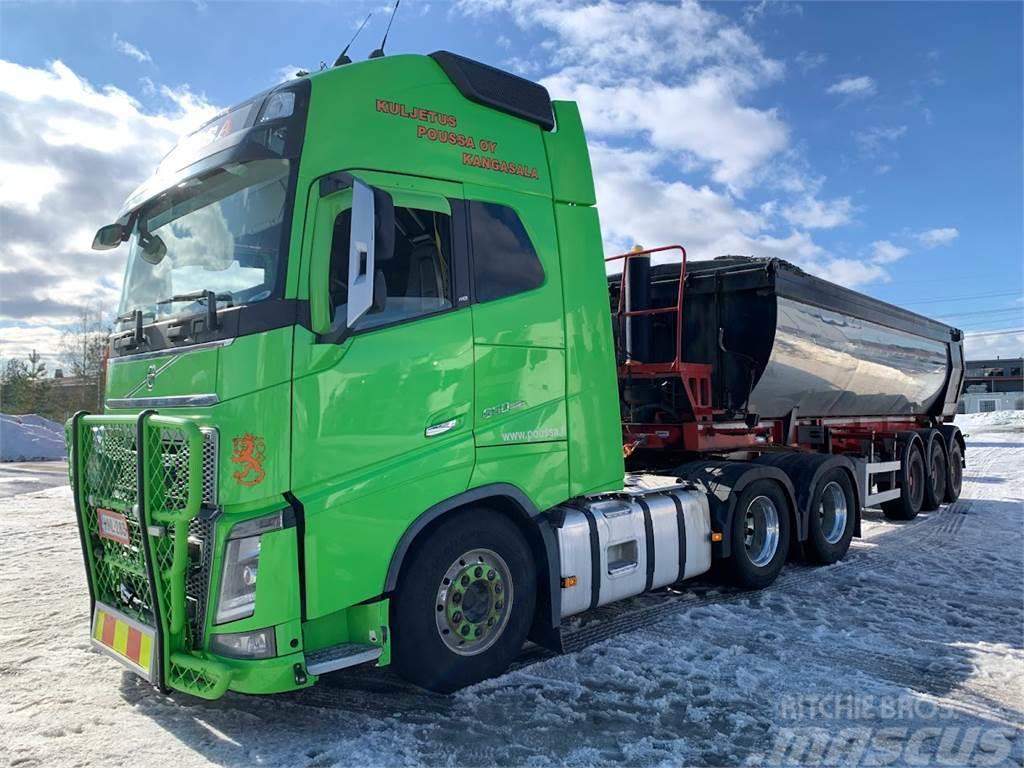 Volvo FH16 650 6x4 + Asfaltti kärry Tractores (camiões)