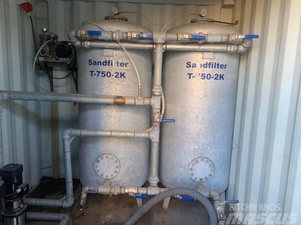  Mobil water treatment plant container 5 foot Mobil Centrais de processamento de lixo