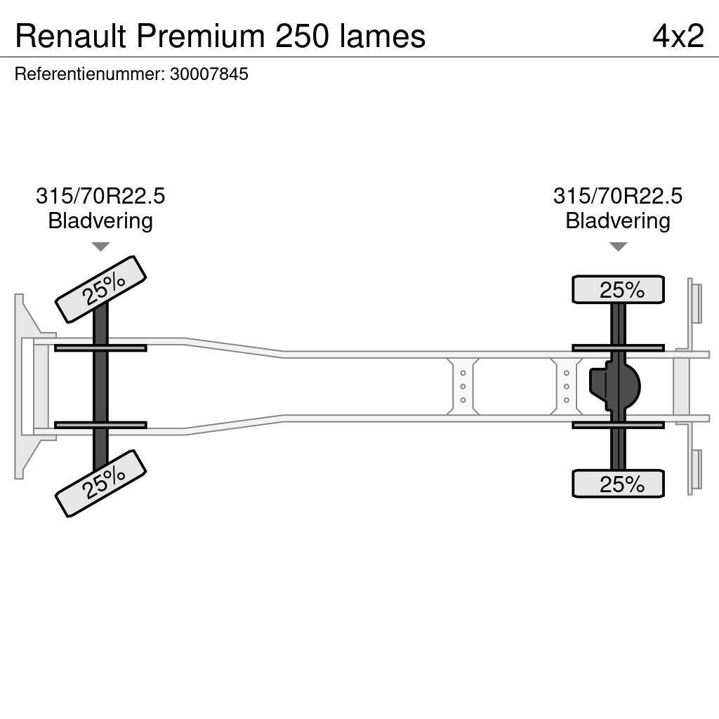 Renault Premium 250 lames Camiões de chassis e cabine