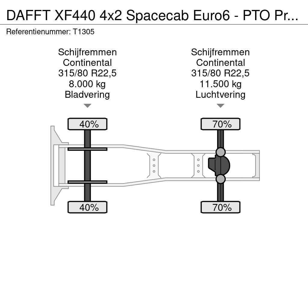 DAF FT XF440 4x2 Spacecab Euro6 - PTO Prep - Alcoa Rim Tractores (camiões)