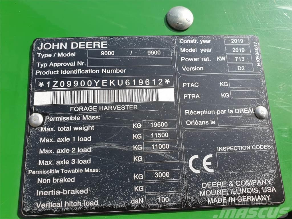 John Deere 9900 Ceifeiras de forragem