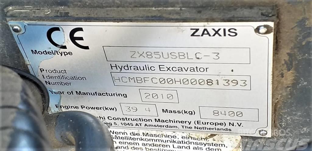  Midikoparka gąsienicowa HITACHI ZX 85 USBLC-3 Escavadoras Midi 7t - 12t