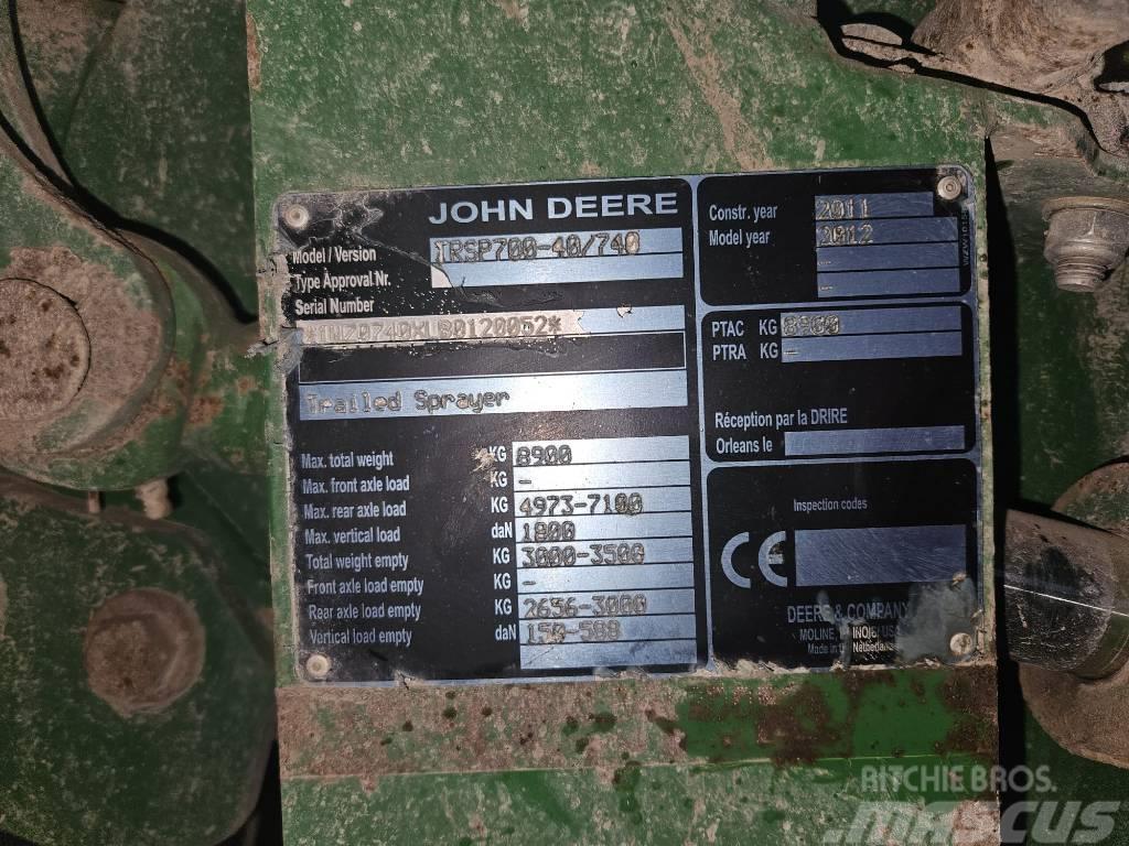 John Deere 740 Pulverizadores rebocados