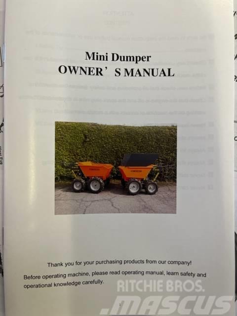 Mini Dumper 4WD Chain Drive Dumpers de obras