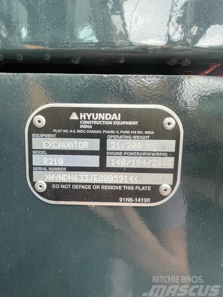 Hyundai R210 Escavadoras de rastos