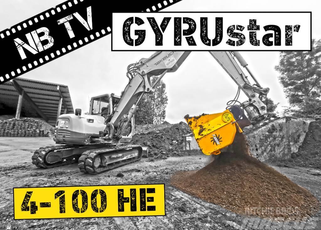 Gyru-Star 4-100HE | Siebschaufel Bagger ab 7 t Baldes crivo