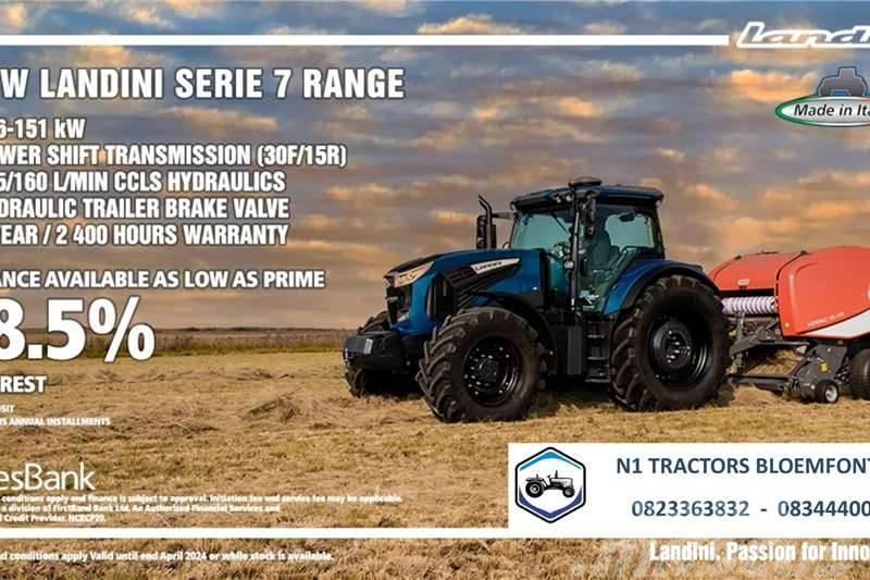 Landini PROMO - Landini Serie 7 Range (116 - 151kW) Tratores Agrícolas usados