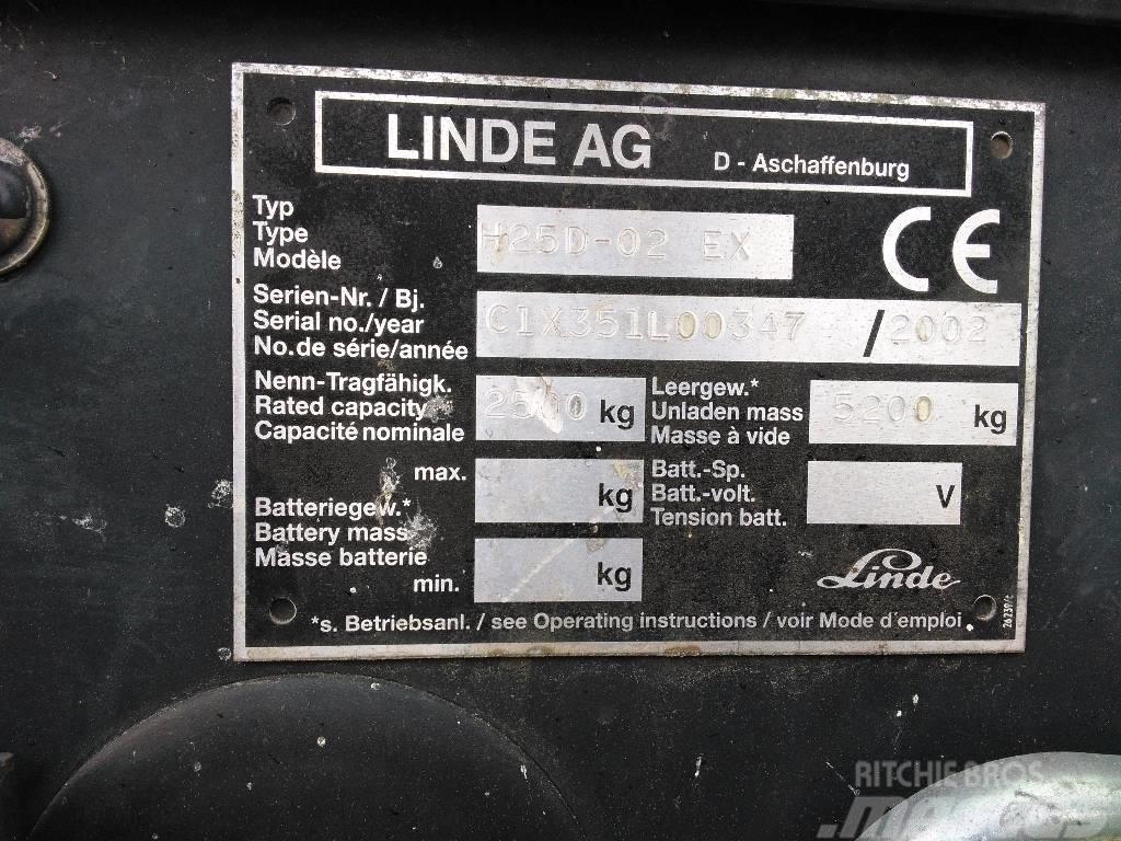 Linde H25 EX (antideflagrante) Empilhadores Diesel