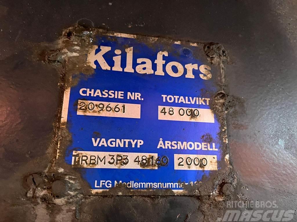 Kilafors TRB M3P3-48-160 LIFT & STEERING AXLE Semi Reboques estrado/caixa aberta