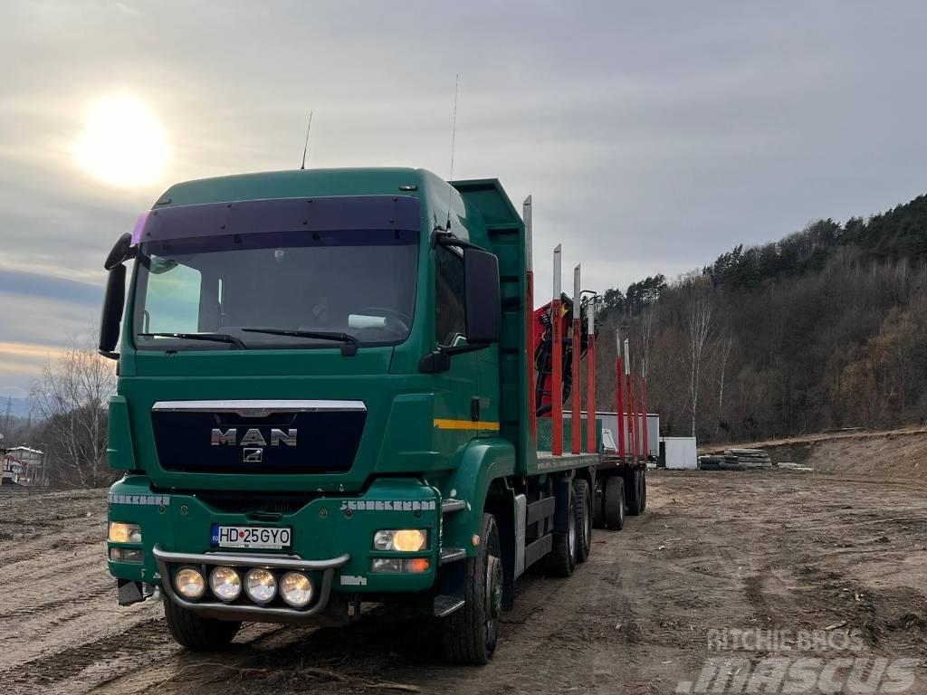 MAN TGS 33.480 Camiões de transporte de troncos
