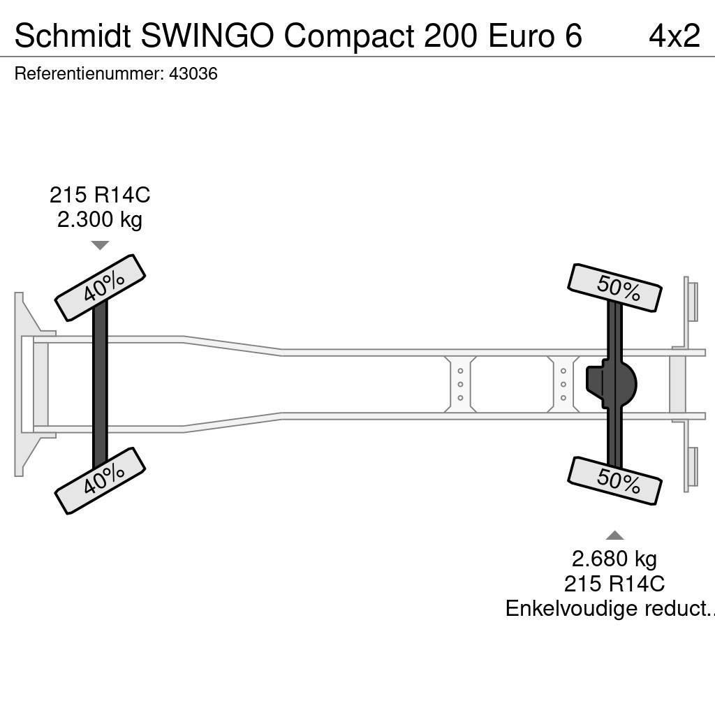 Schmidt SWINGO Compact 200 Euro 6 Camiões varredores