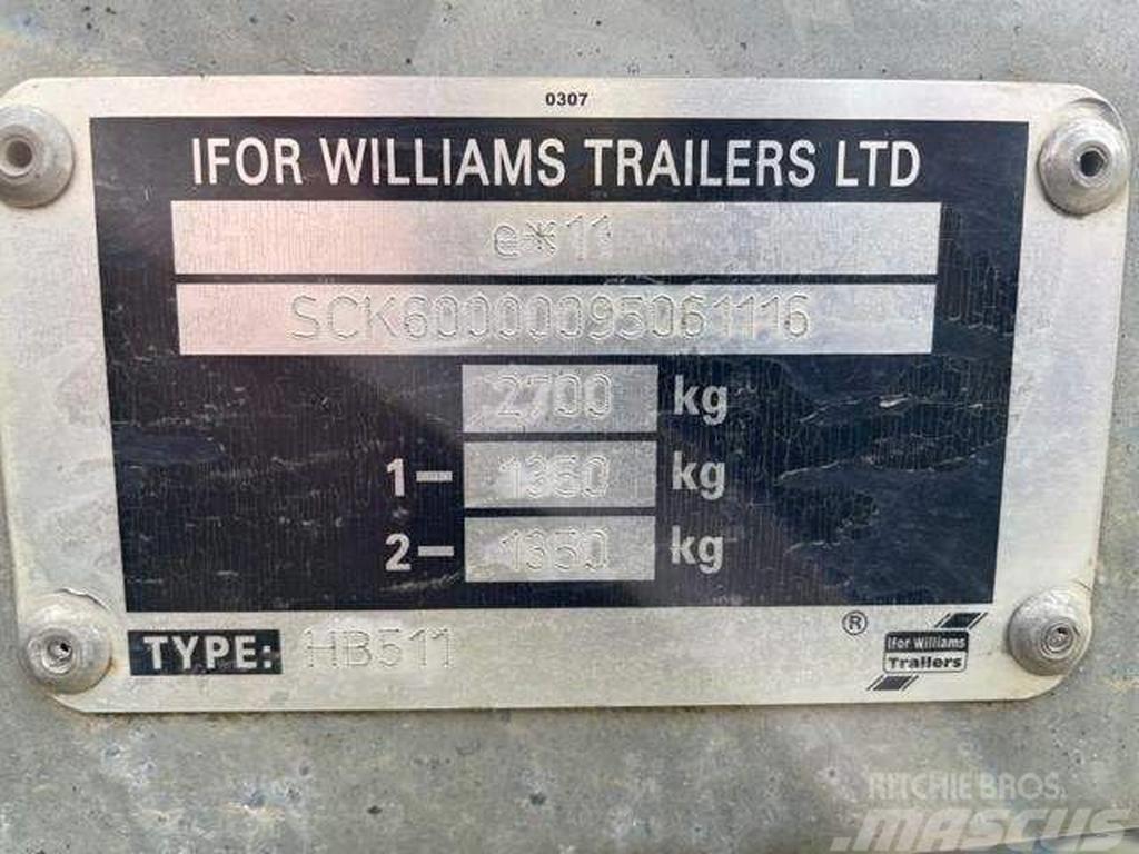 Ifor Williams HB 511 Reboques transporte animais