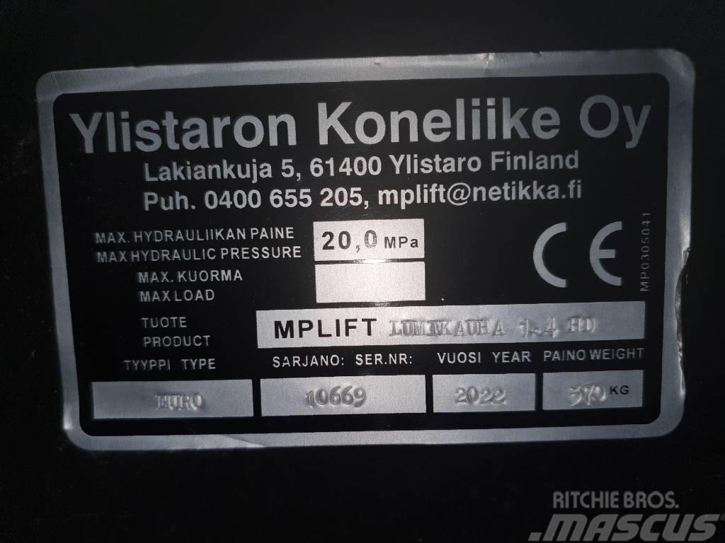 Mp-lift Lumikauha 1,4m3 / 2,4m EURO HD Acessórios de carregadora frontal