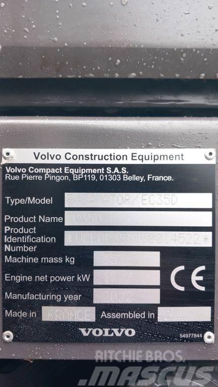 Volvo EC35D (ex DEMO) 750u Retroescavadoras