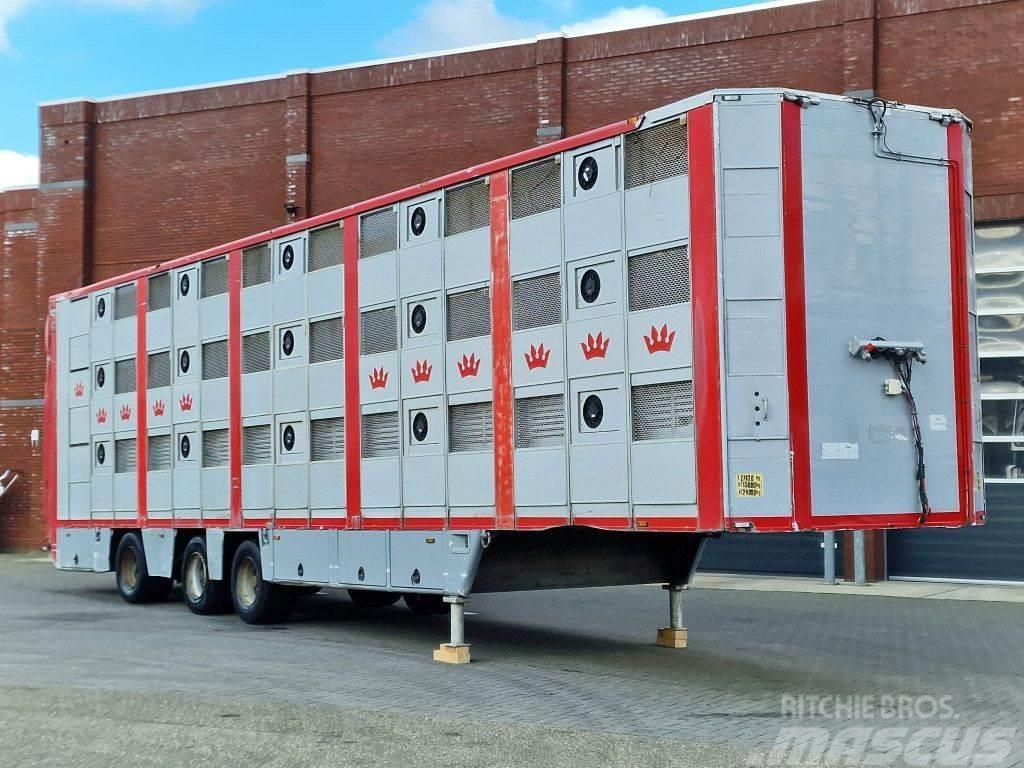  CUPPERS 3 deck livestock trailer - Water & Ventila Semi Reboques Transporte Animais