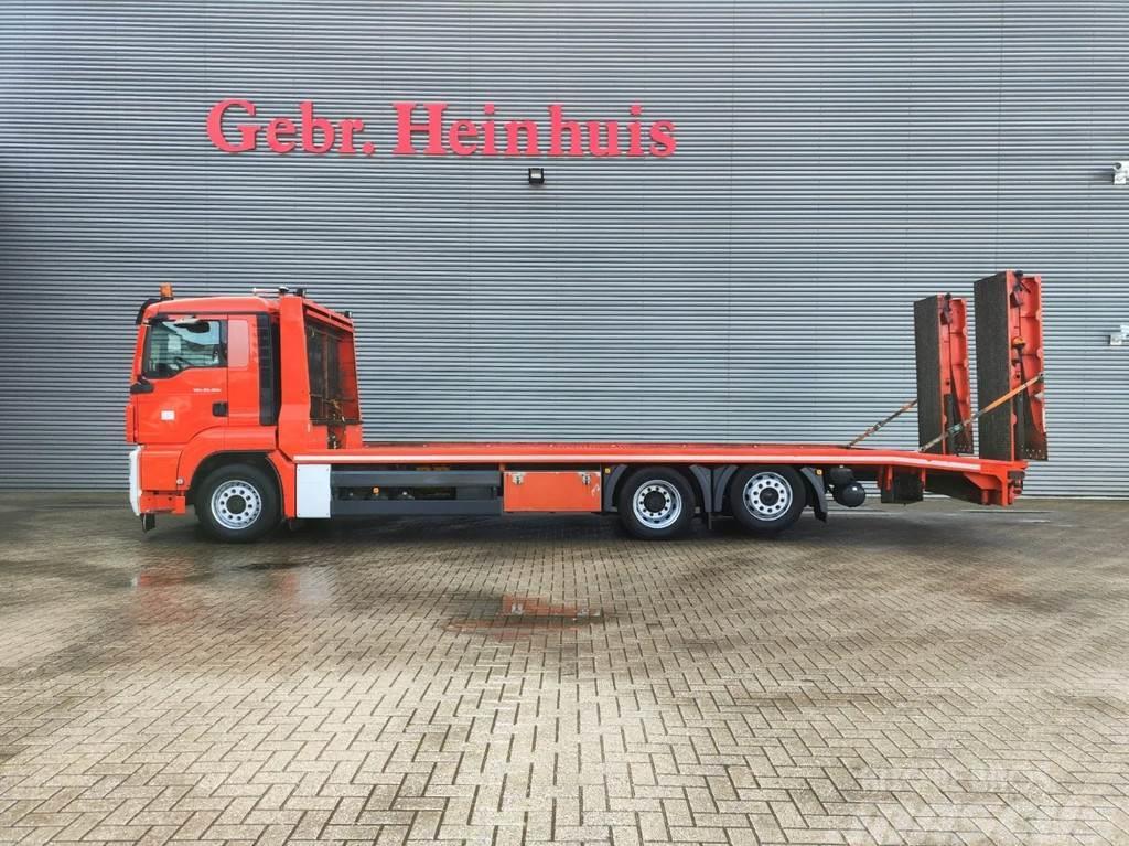 MAN TGS 26.360 6x2 Euro 5 Winch Ramps German Truck! Camiões de Transporte Auto