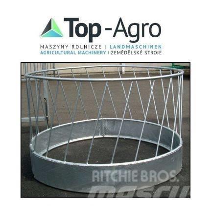 Top-Agro (RRF24) Round feeder, galvanized for 24 sheep, NEW Alimentadores de animais