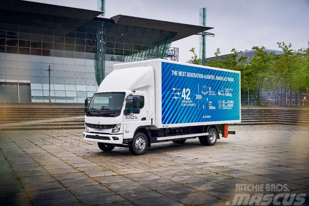 Fuso eCanter ellastbil 8,55 ton transportskåp Camiões de caixa fechada