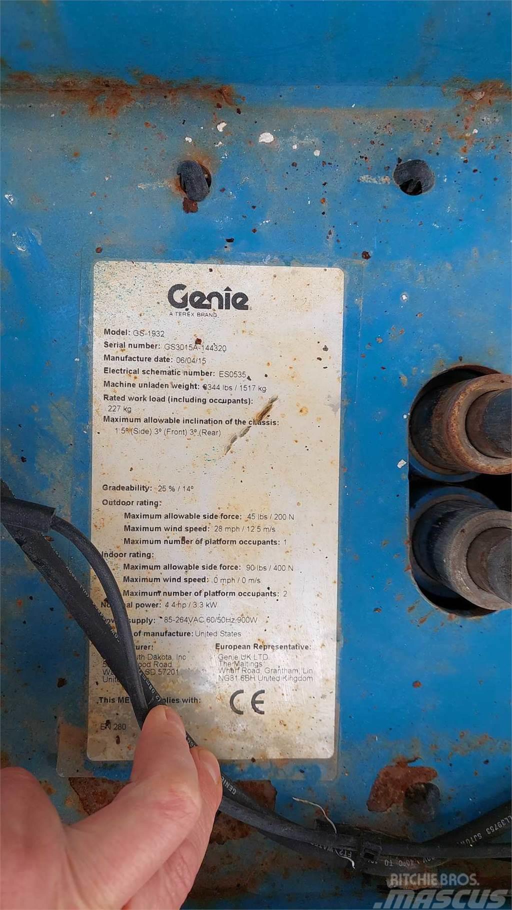 Genie GS1932 Elevadores de tesoura