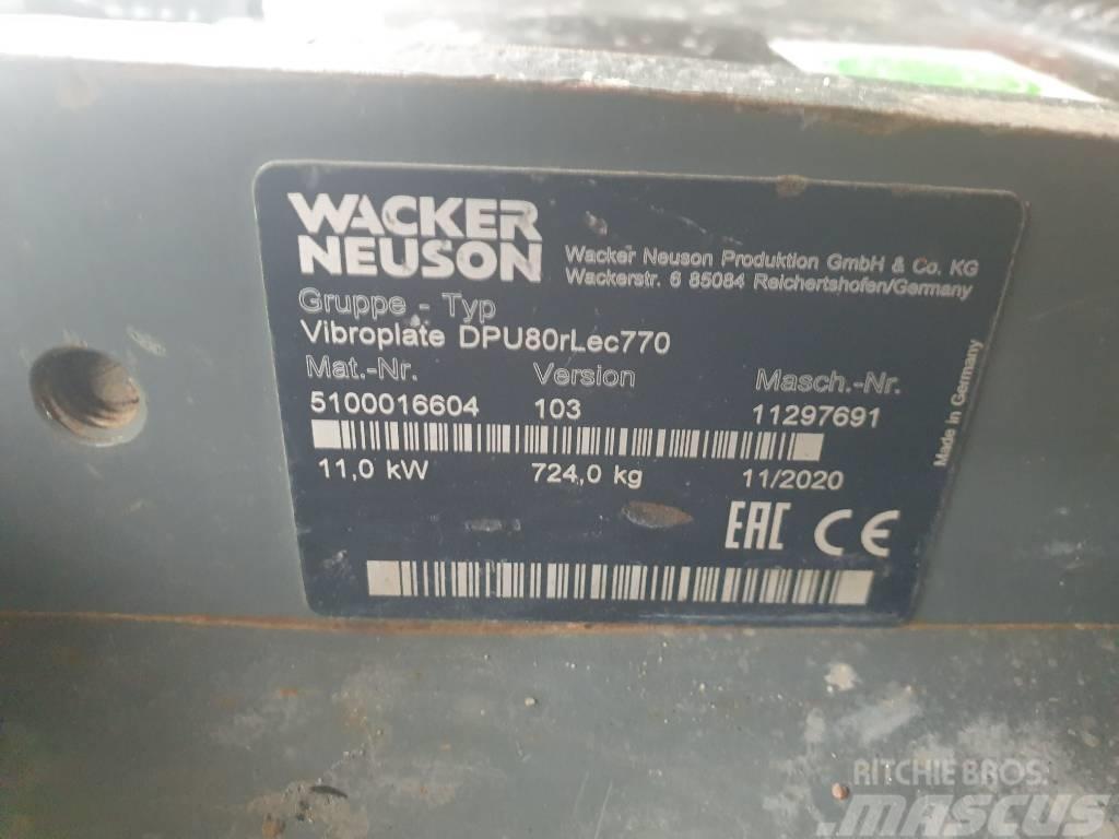 Wacker Neuson DPU80rLec770 Placas compactadoras