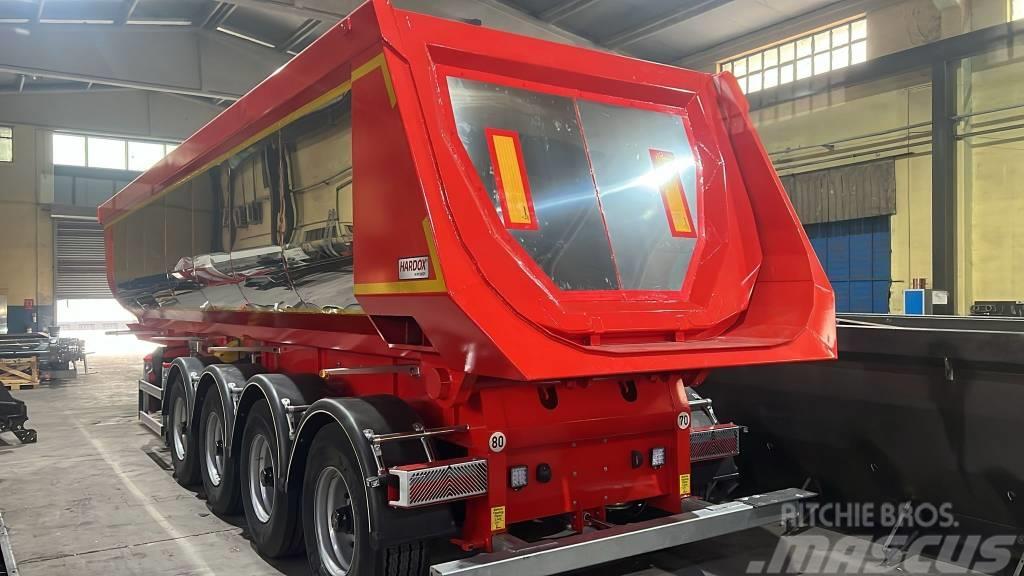 Danson 4-akslet Isoleret Asfalt trailer m/ Hardox kasse t Veículos transporte material