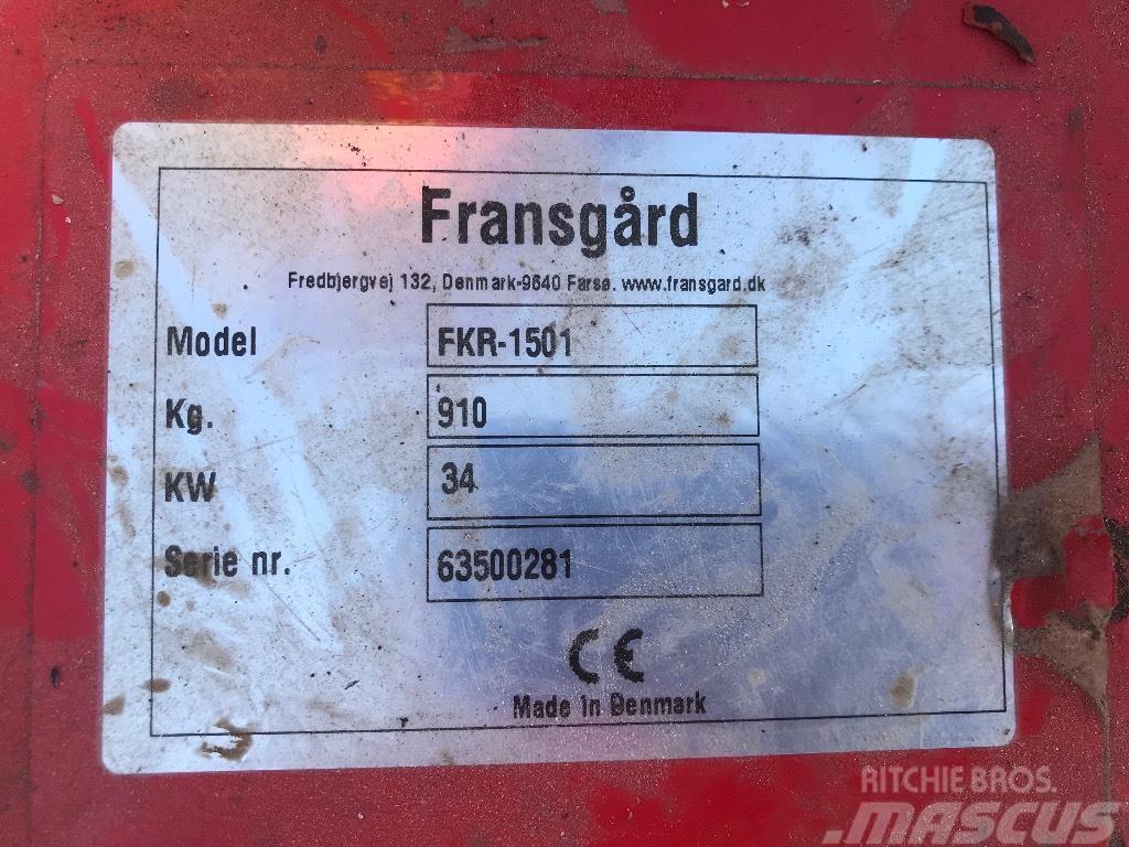 Fransgård FKR 1501 Gadanheiras e cortadores de folhas para pastos