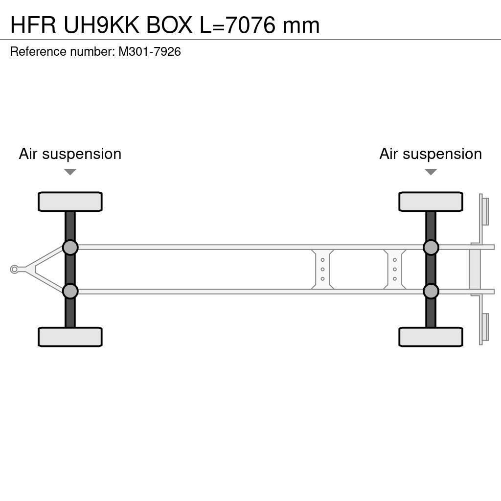 HFR UH9KK BOX L=7076 mm Reboques de caixa fechada