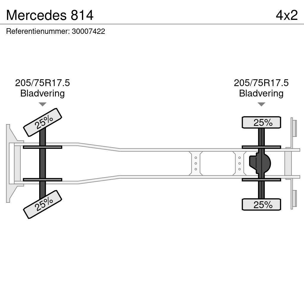 Mercedes-Benz 814 Camiões estrado/caixa aberta
