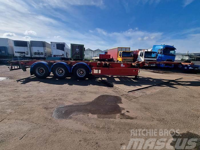  Dennisson 3 AXLE CONTAINER CHASSIS 40 FT 2X20 FT 3 Semi Reboques Porta Contentores